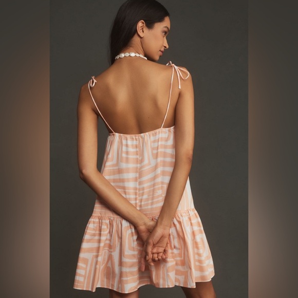 NWT Size L - Anthropologie Swing Mini Dress (100% Cotton) - Picture 3 of 16